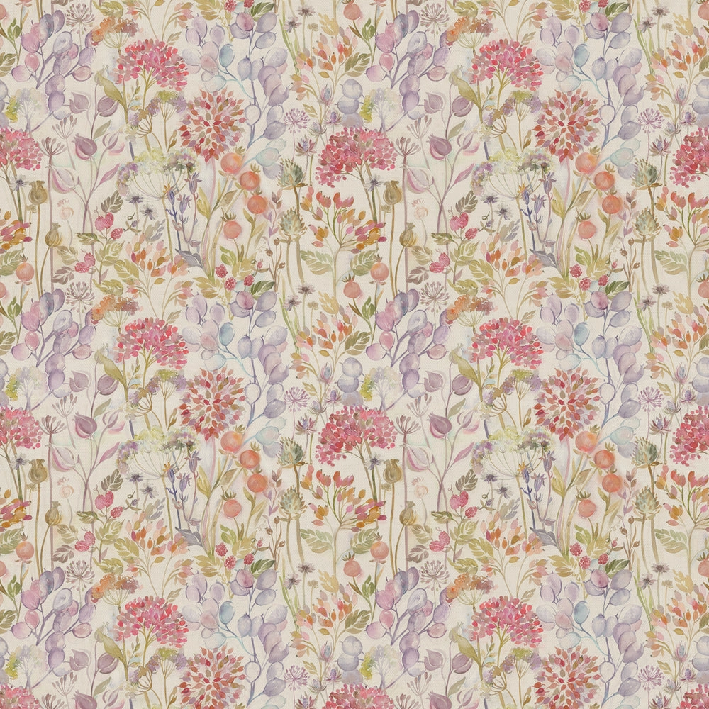 Hedgerow Printed Linen Fabric (By The Metre) Autumn