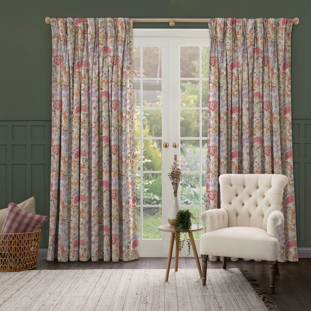 Hedgerow Printed Made to Measure Curtains Autumn