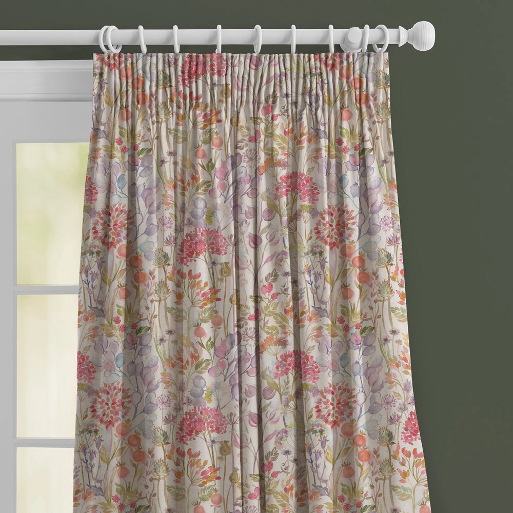 Hedgerow Printed Made to Measure Curtains Autumn