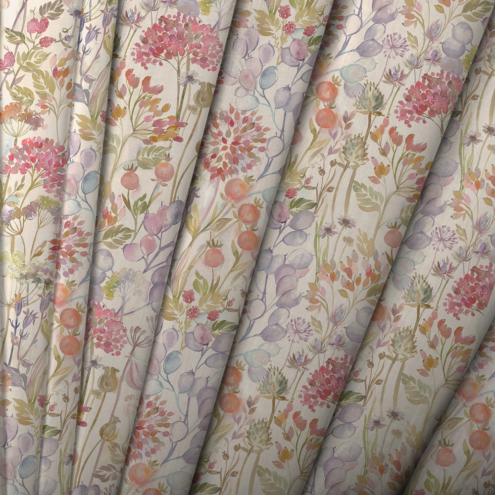 Hedgerow Printed Made to Measure Curtains Autumn