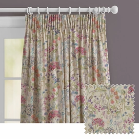 Hedgerow Printed Made to Measure Curtains Linen patterned fashion rug  