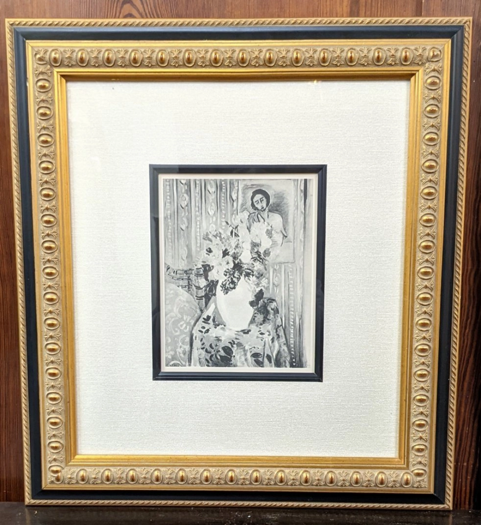 HENRI MATISSE LITHOGRAPH interior room decor
