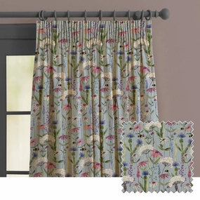 Hermione Printed Made to Measure Curtains Dawn patterned fashion rug  