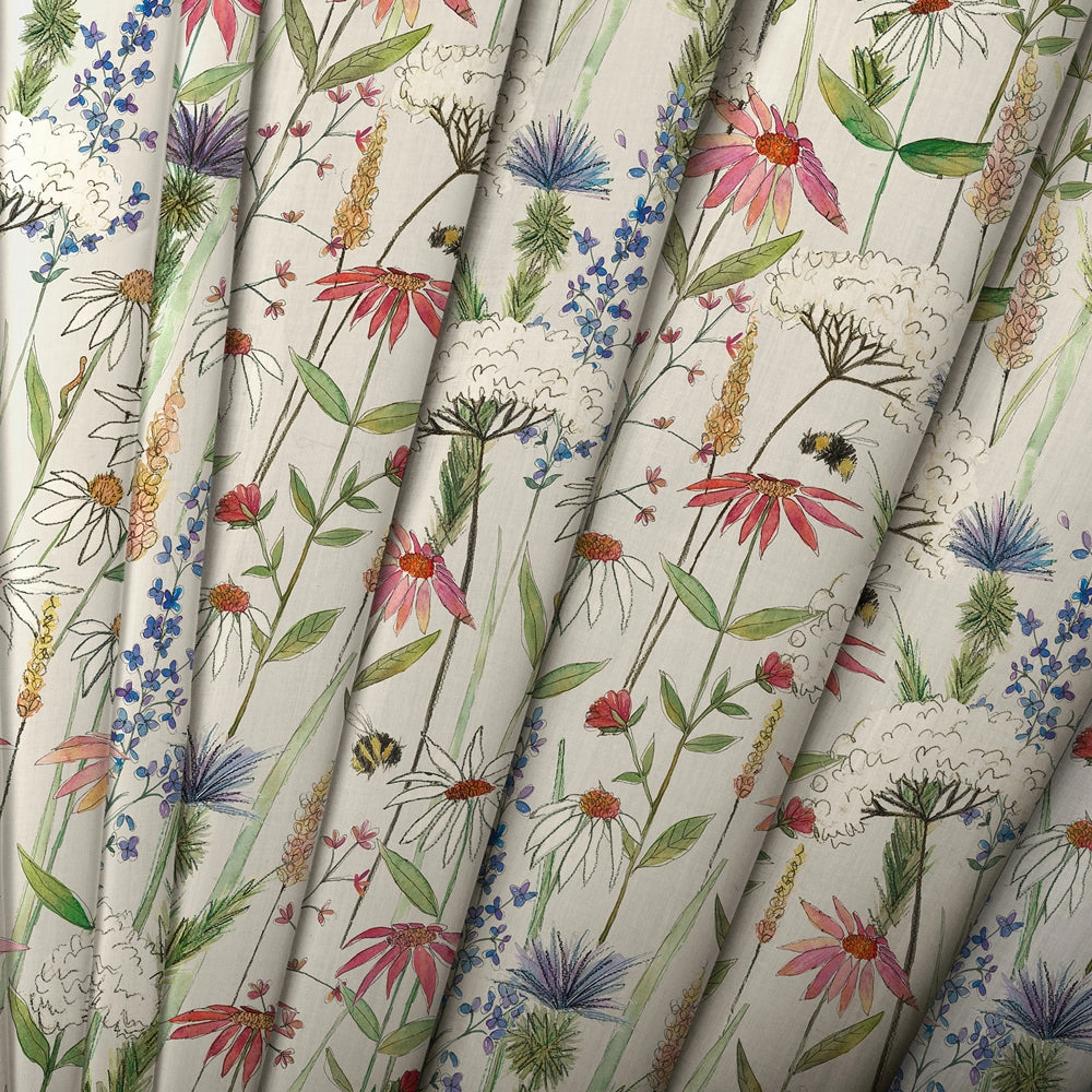 Hermione Printed Made to Measure Curtains Linen