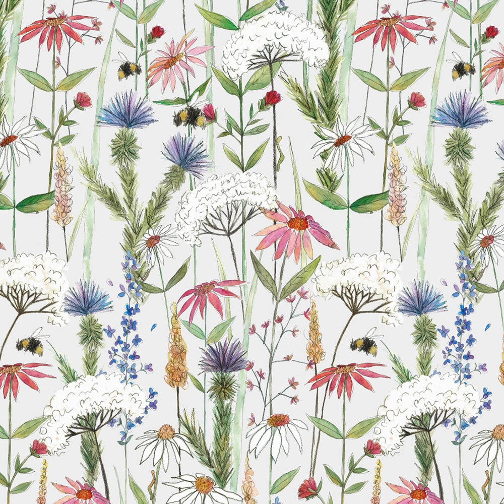 Hermione Printed Made to Measure Curtains Linen
