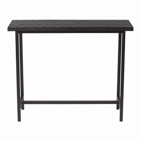 Herringbone Tile Console Table modern art object