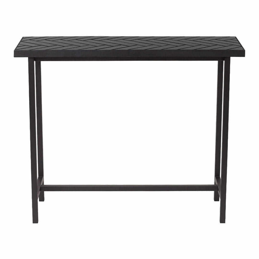 Herringbone Tile Console Table modern art object