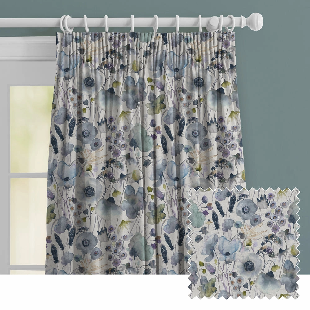 Hibbertia Printed Made to Measure Curtains Crocus patterned fashion rug  