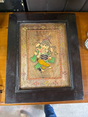 HINDU GOD PAINTING ON BOARD classic mural painting