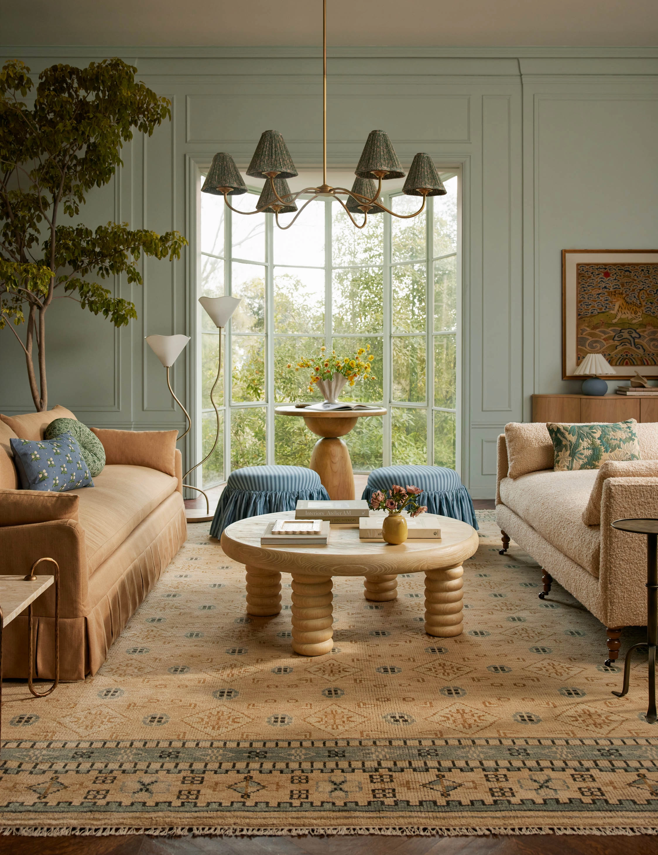Hirsh Hand-Knotted Wool Rug trendy fashion rug