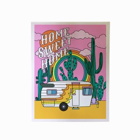 Home Sweet Home 11 x 14 Art Print framed wall decor