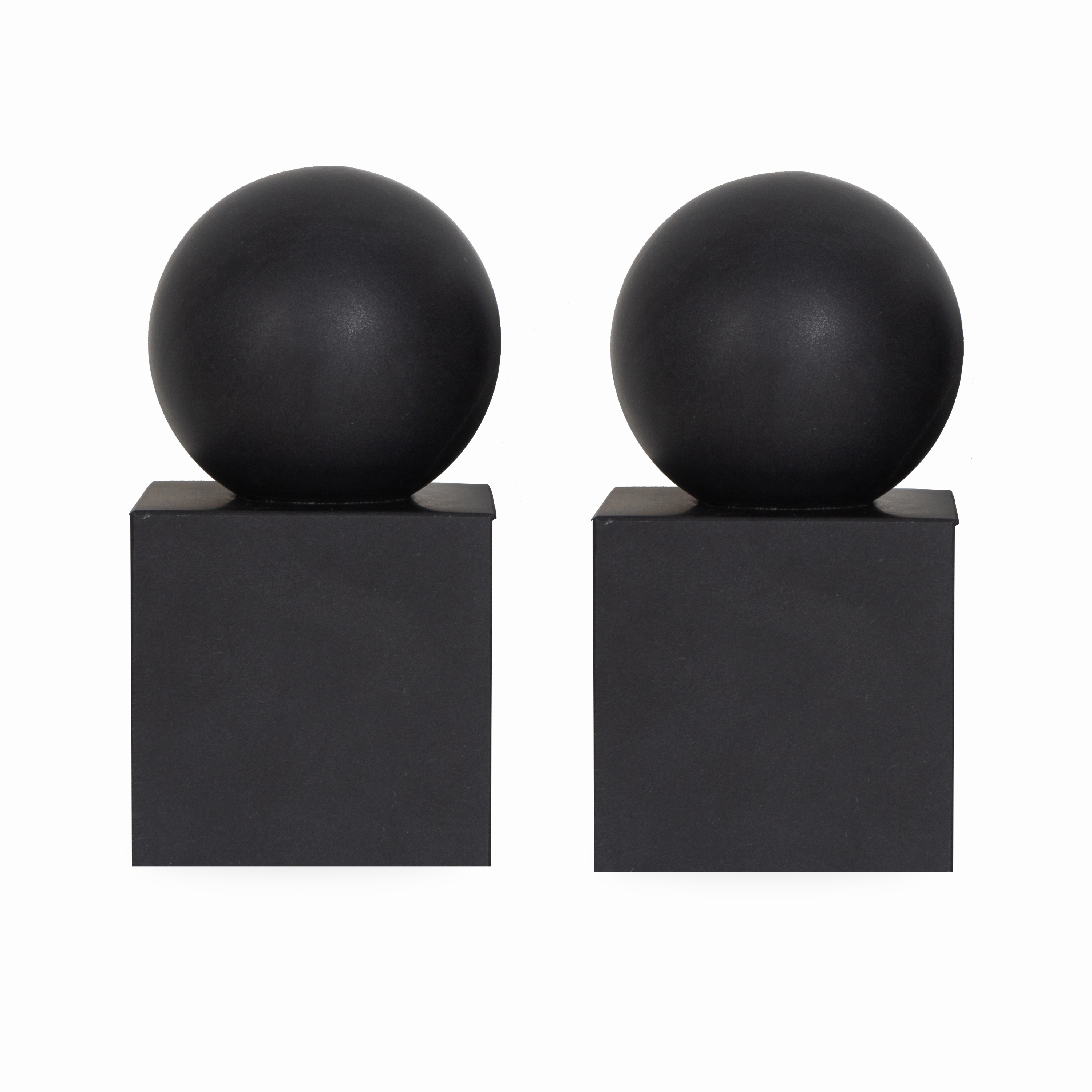 Honed Marble Bookends