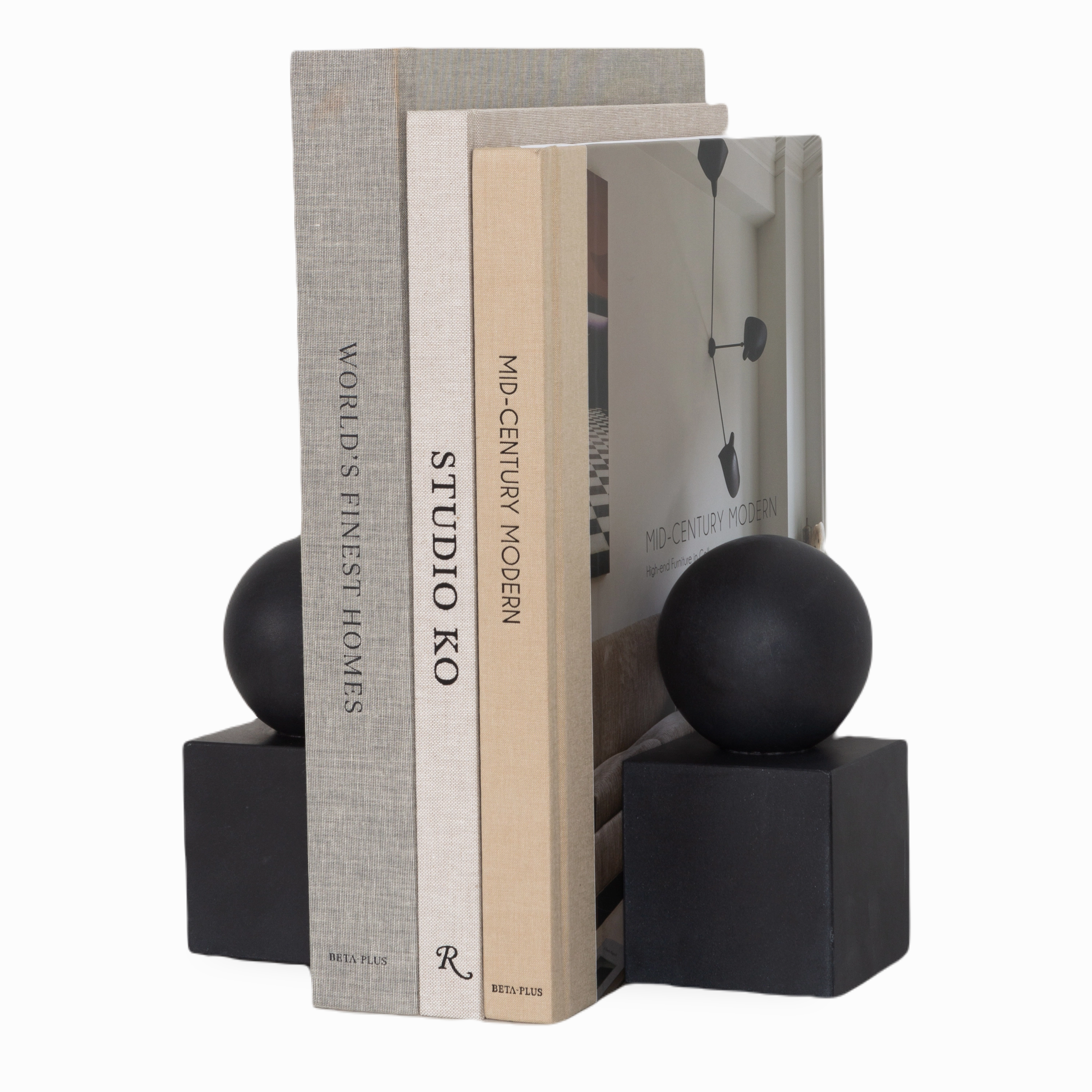 Honed Marble Bookends elegant wall decor