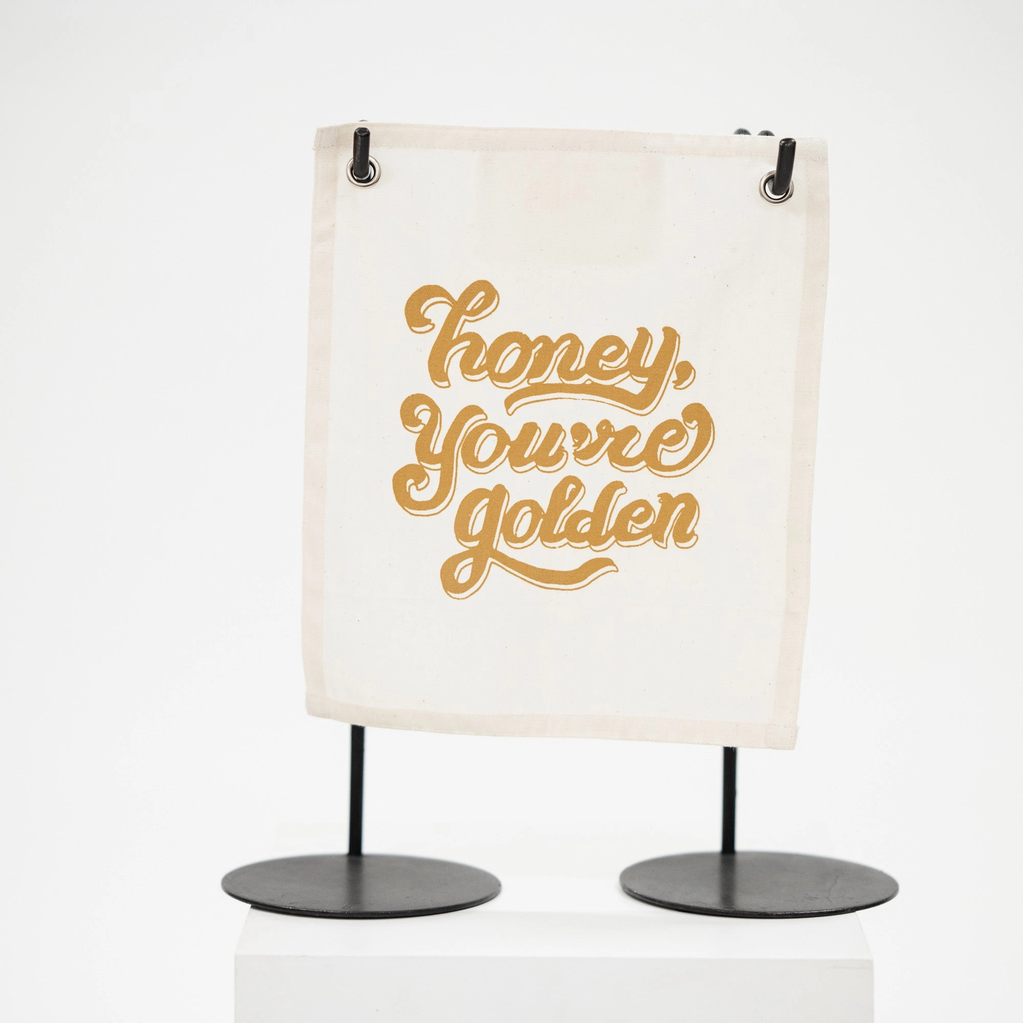 Honey You're Golden Wall Canvas framed wall decor