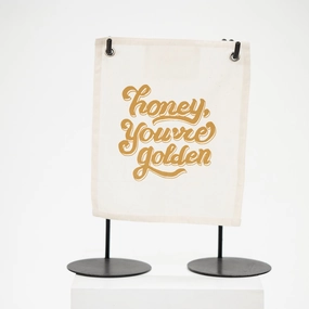 Honey You're Golden Wall Canvas framed wall decor