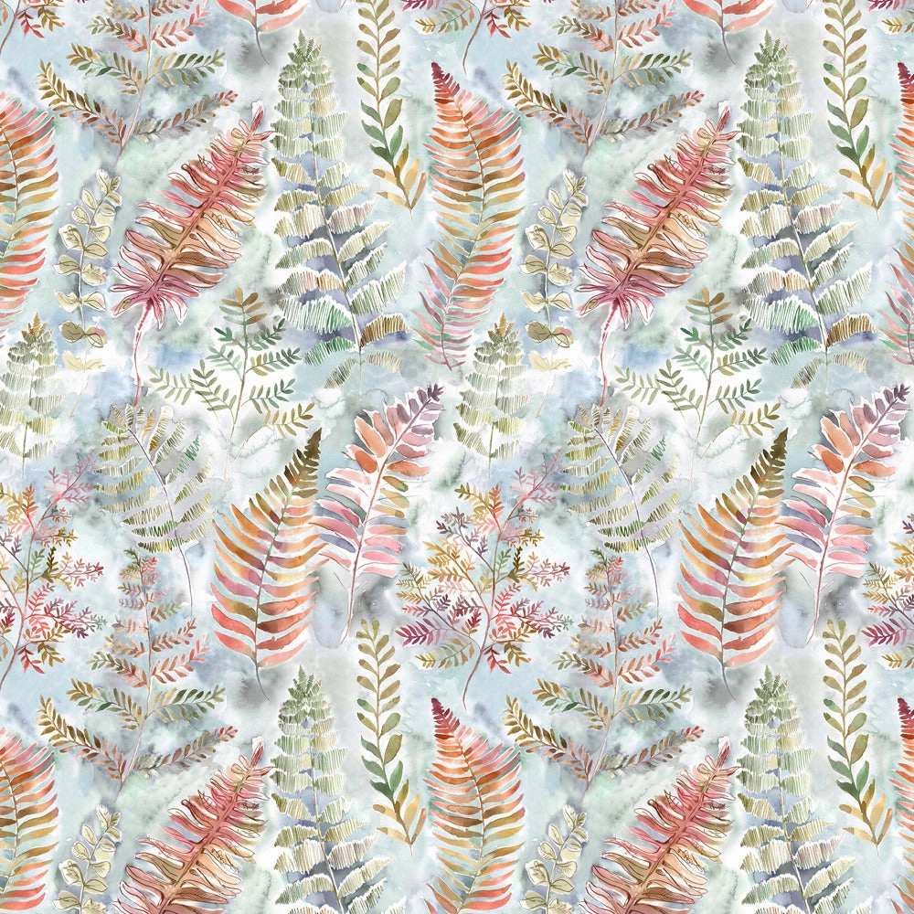 Honister Printed Cotton Fabric (By The Metre) Russett