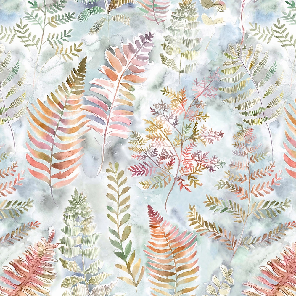Honister Printed Made to Measure Curtains Russett