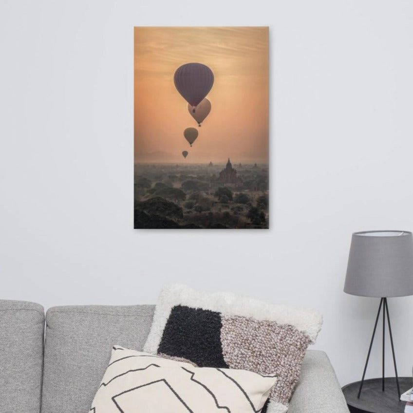 Hot air balloons - canvas
