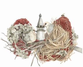 House of Dove - Art Print framed wall decor