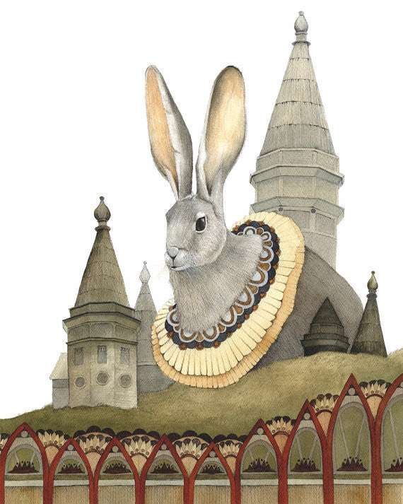 House of Rabbit - Art Print framed wall decor