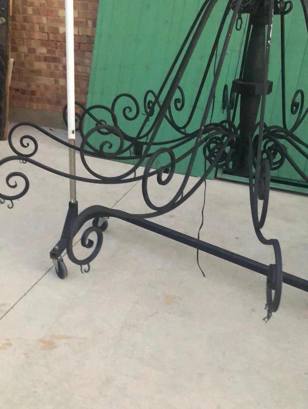 HUGE IRON CHANDELIER FRAME