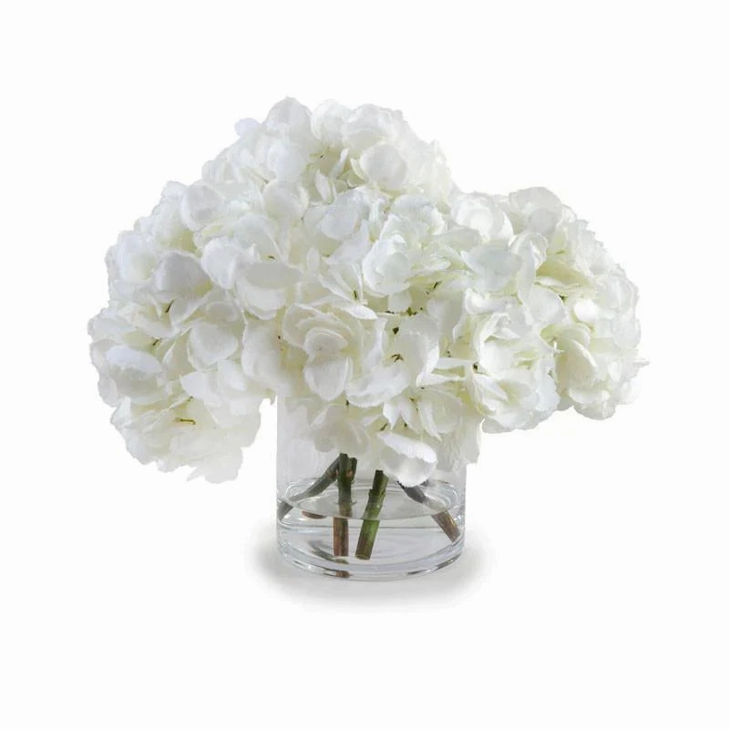 Hydrangea Arrangement in White