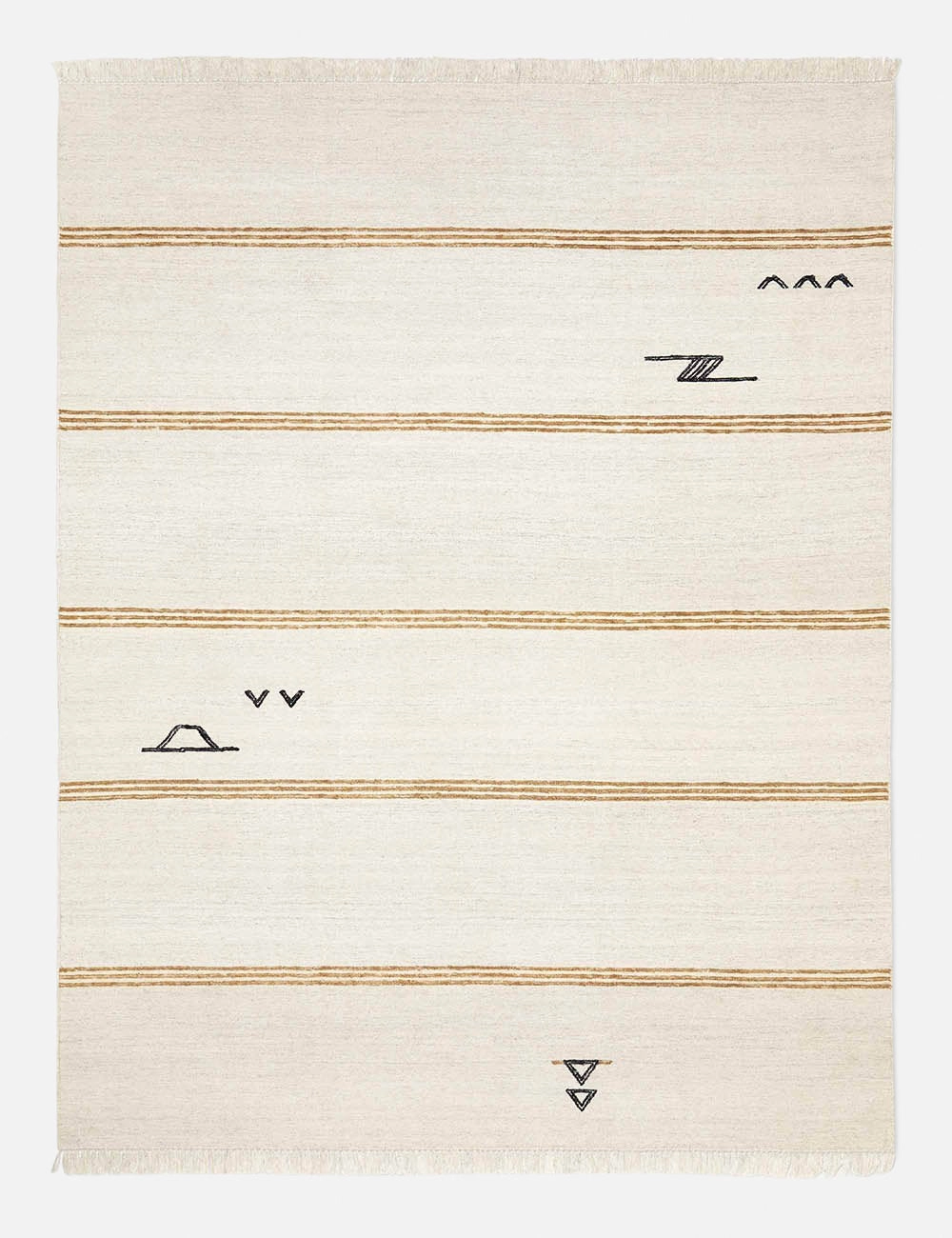 Iconic Stripe Flatweave Rug by Sarah Sherman Samuel trendy fashion rug
