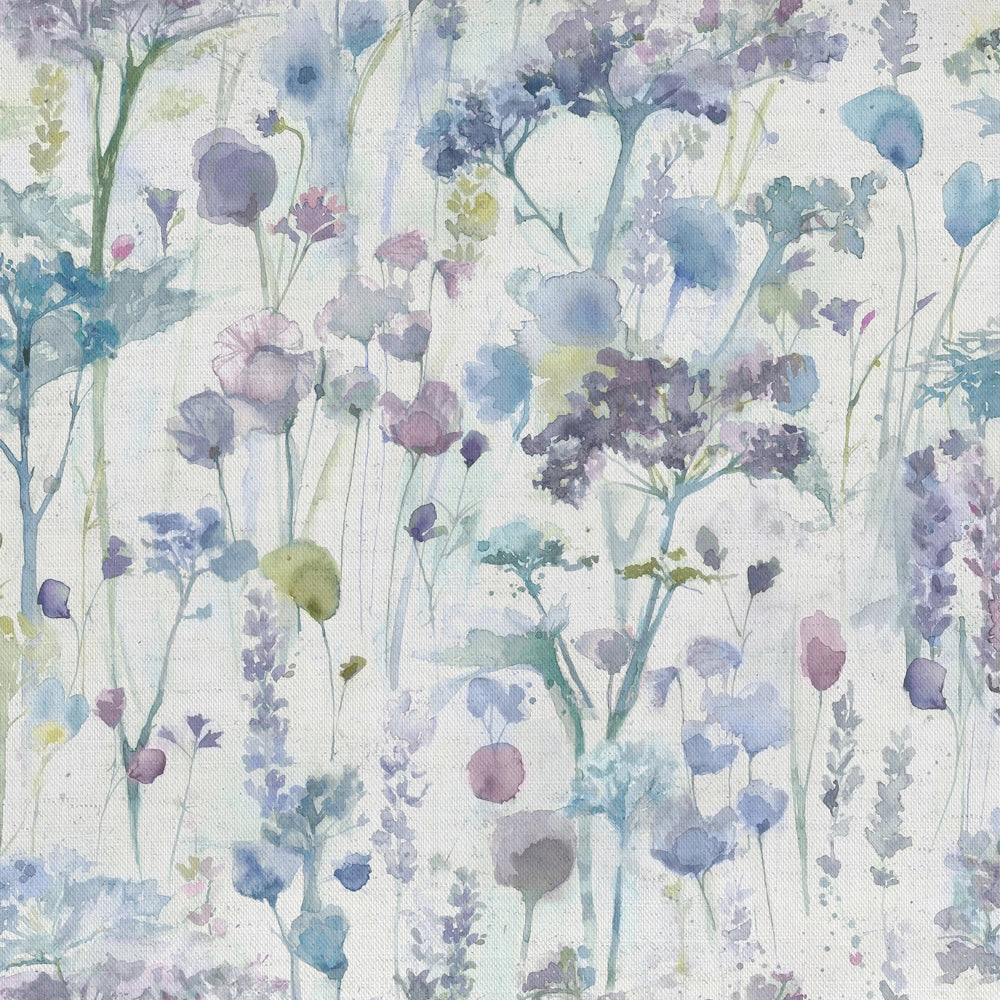 Ilinizas Printed Cotton Fabric (By The Metre) Violet elegant table cloth  