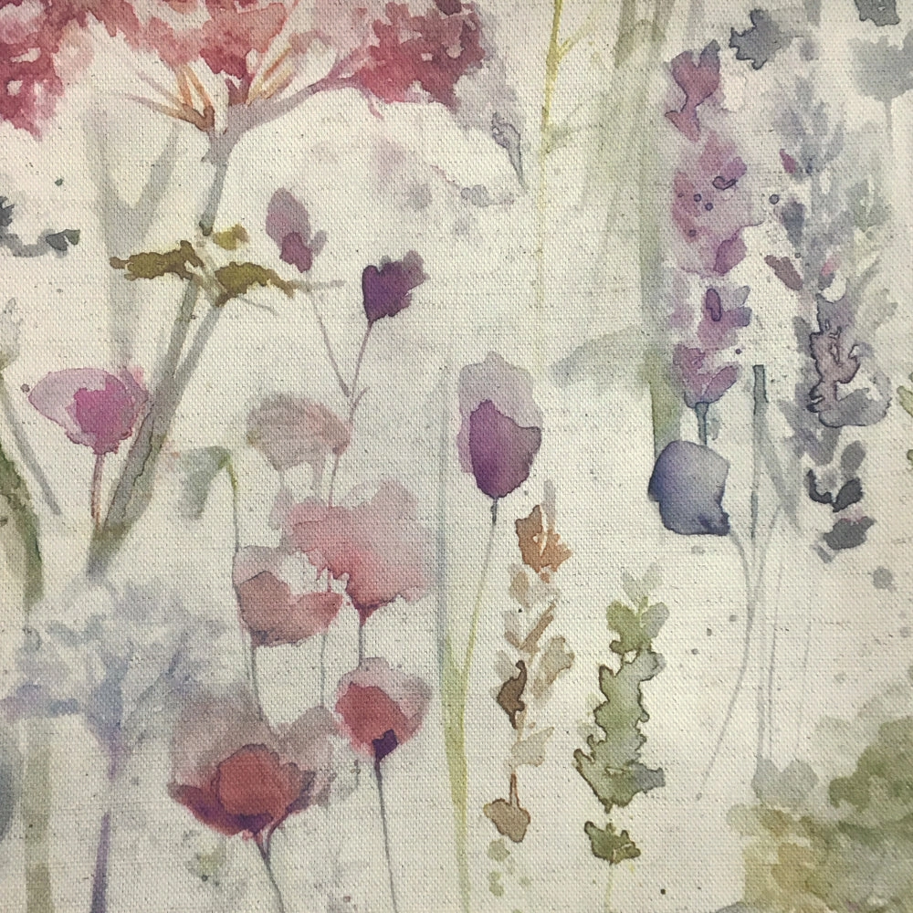 Ilinizas Printed Fabric (By The Metre) Poppy Natural elegant table cloth  