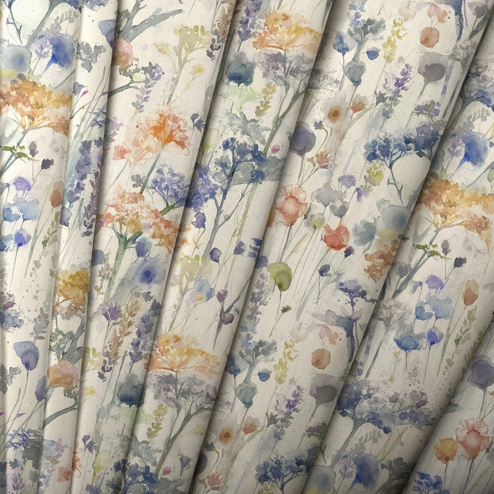 Ilinizas Printed Made to Measure Curtains Clementine Natural