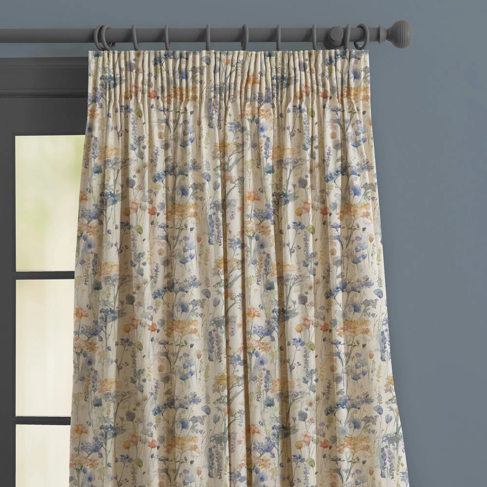 Ilinizas Printed Made to Measure Curtains Clementine Natural