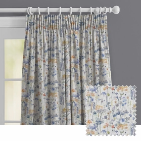 Ilinizas Printed Made to Measure Curtains Clementine patterned fashion rug  