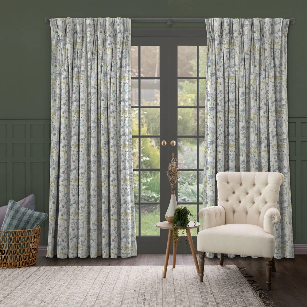 Ilinizas Printed Made to Measure Curtains Lemon