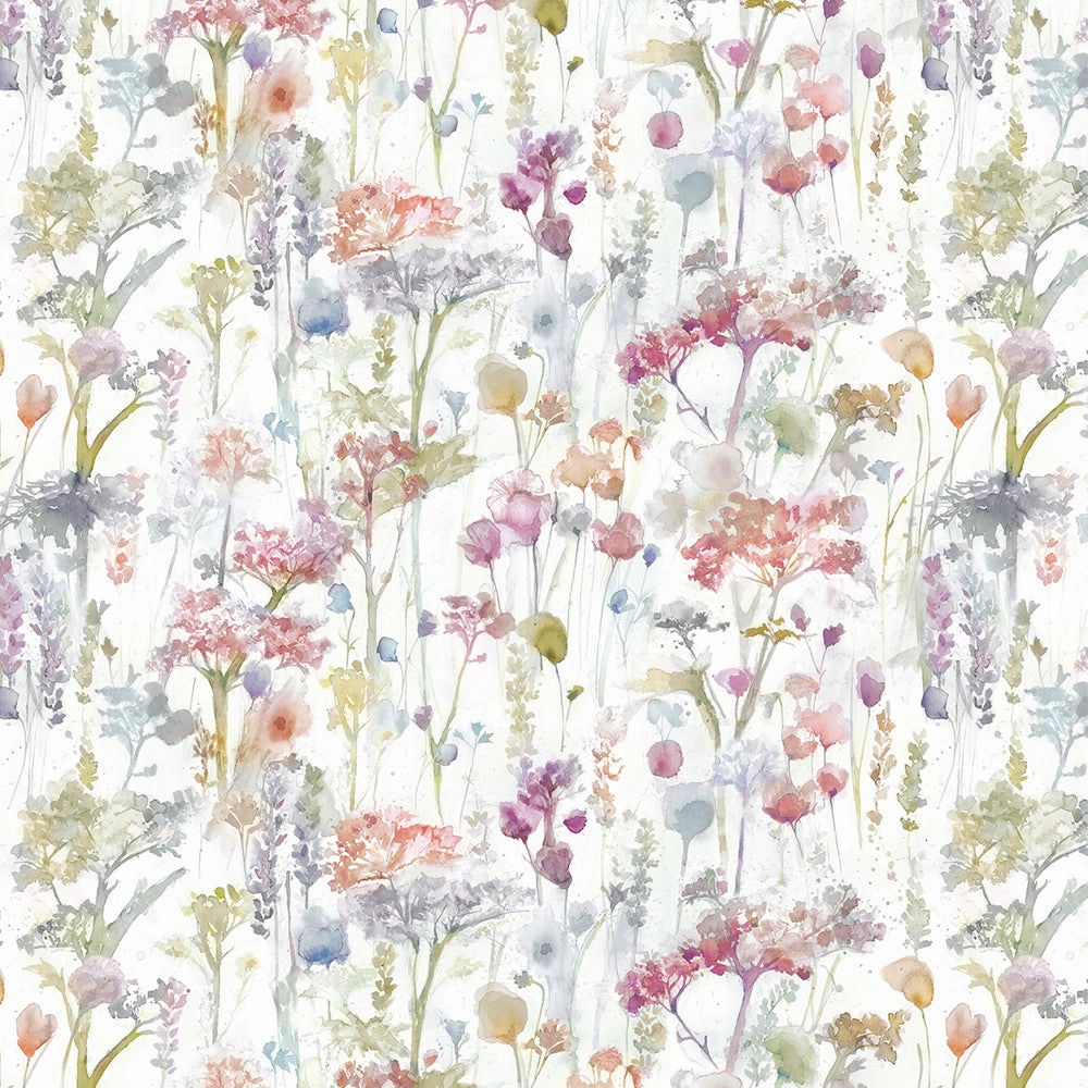 Ilinizas Printed Made to Measure Curtains Poppy Natural