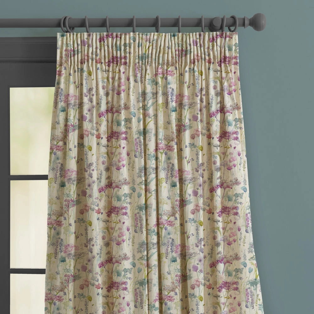 Ilinizas Printed Made to Measure Curtains Summer Natural
