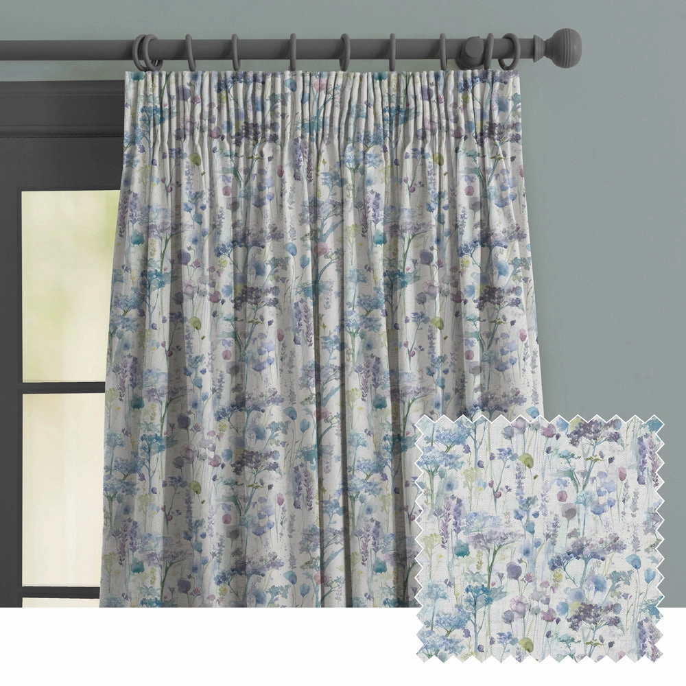 Ilinizas Printed Made to Measure Curtains Violet patterned fashion rug  
