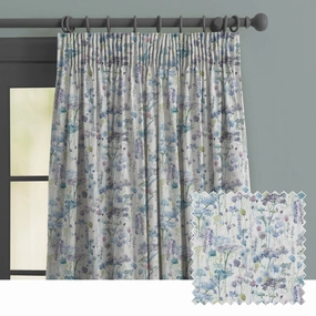 Ilinizas Printed Made to Measure Curtains Violet patterned fashion rug  