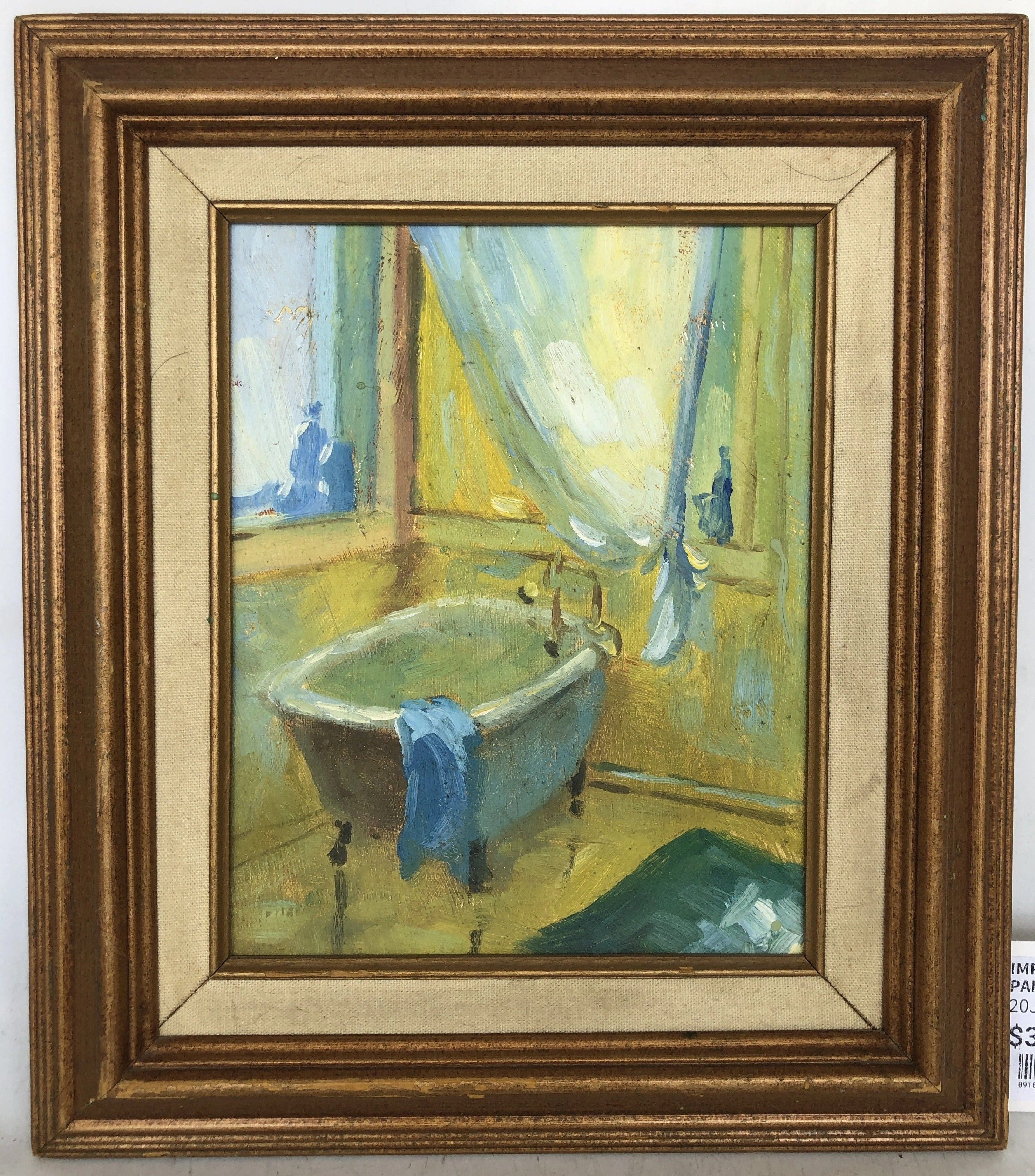IMPRESSIONIST BATHROOM PAINTING classic mural painting