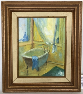 IMPRESSIONIST BATHROOM PAINTING classic mural painting