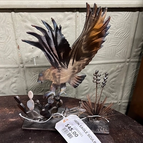 IRON EAGLE SCULPTURE interior room decor