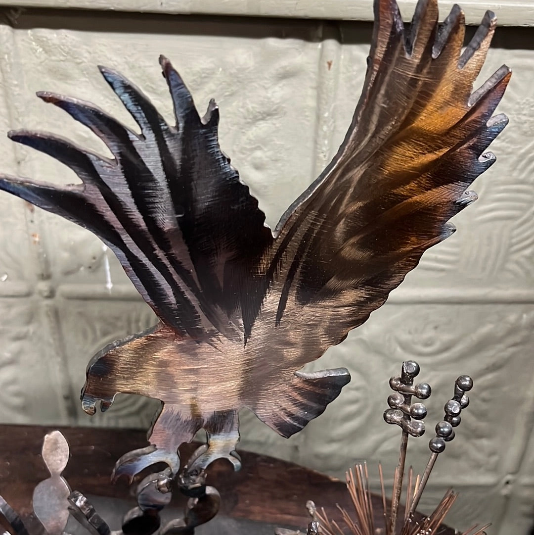 IRON EAGLE SCULPTURE