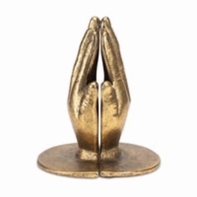 Iron Praying Hands Bookends ( Set of 2 ) interior room decor