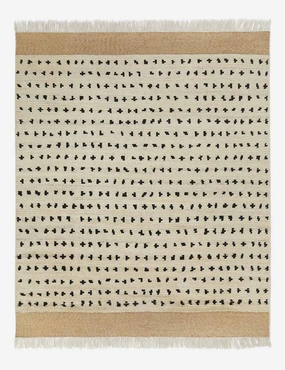 Irregular Dots Hand-Knotted Wool Rug by Sarah Sherman Samuel trendy fashion rug