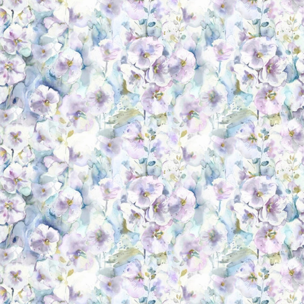 Isabela Printed Cotton Fabric (By The Metre) Violet