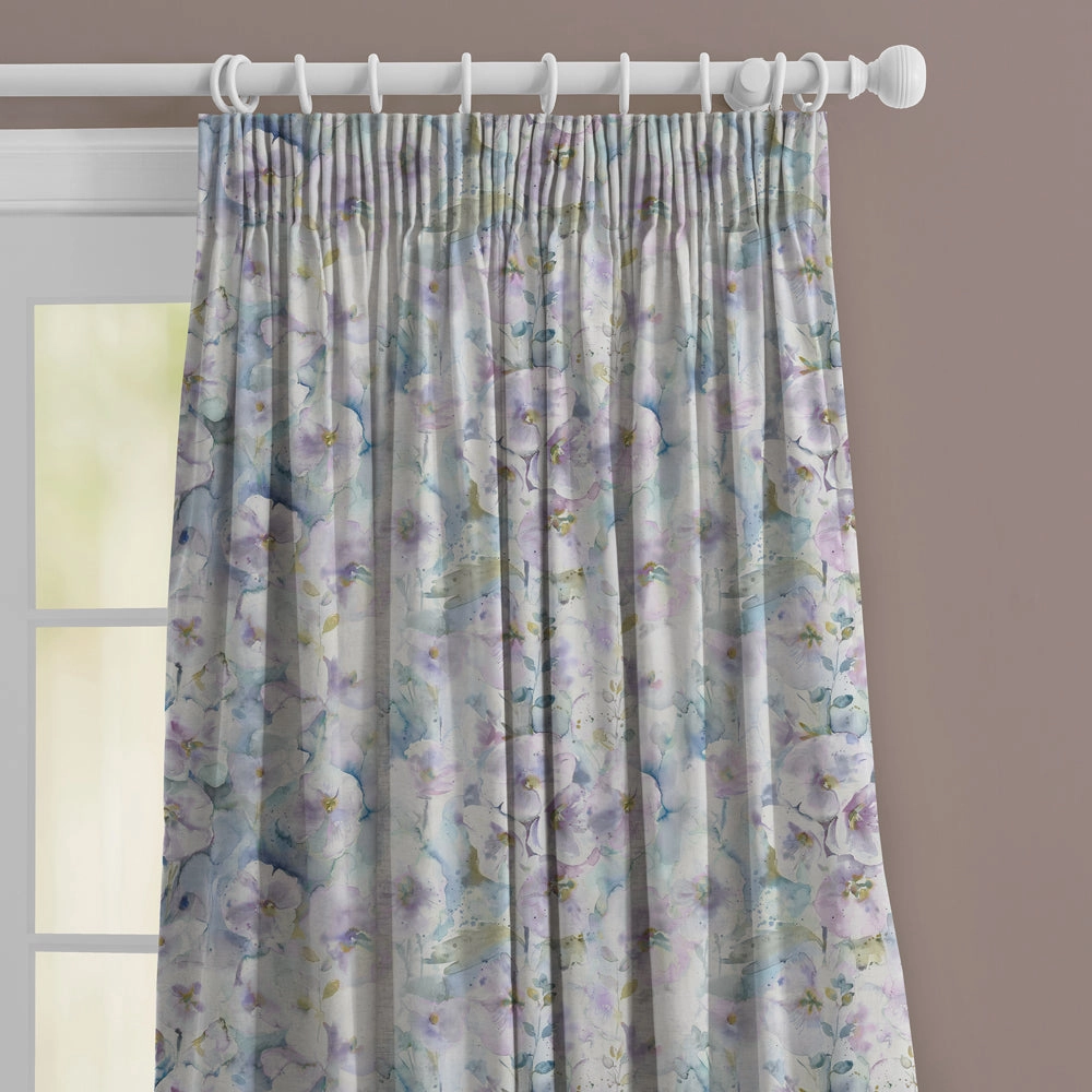 Isabela Printed Made to Measure Curtains Violet