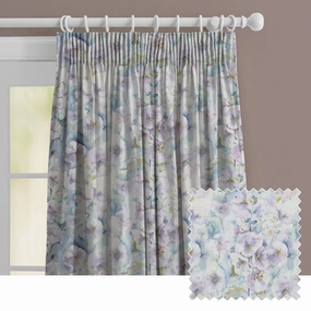 Isabela Printed Made to Measure Curtains Violet patterned fashion rug  