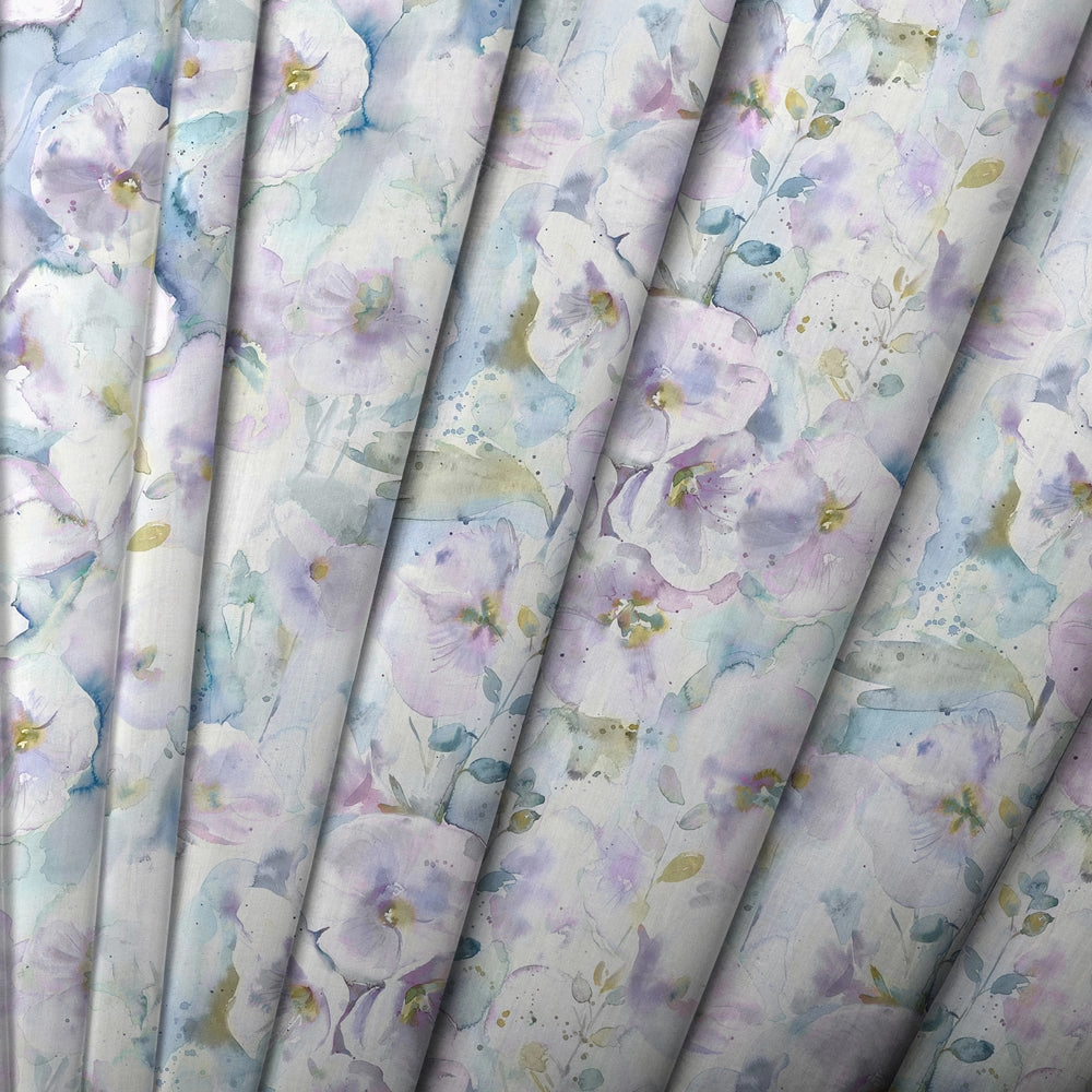 Isabela Printed Made to Measure Curtains Violet