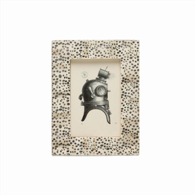 Ismailia Spotted Silver Bone Frame Collection - Available in 3 Sizes home display ornament