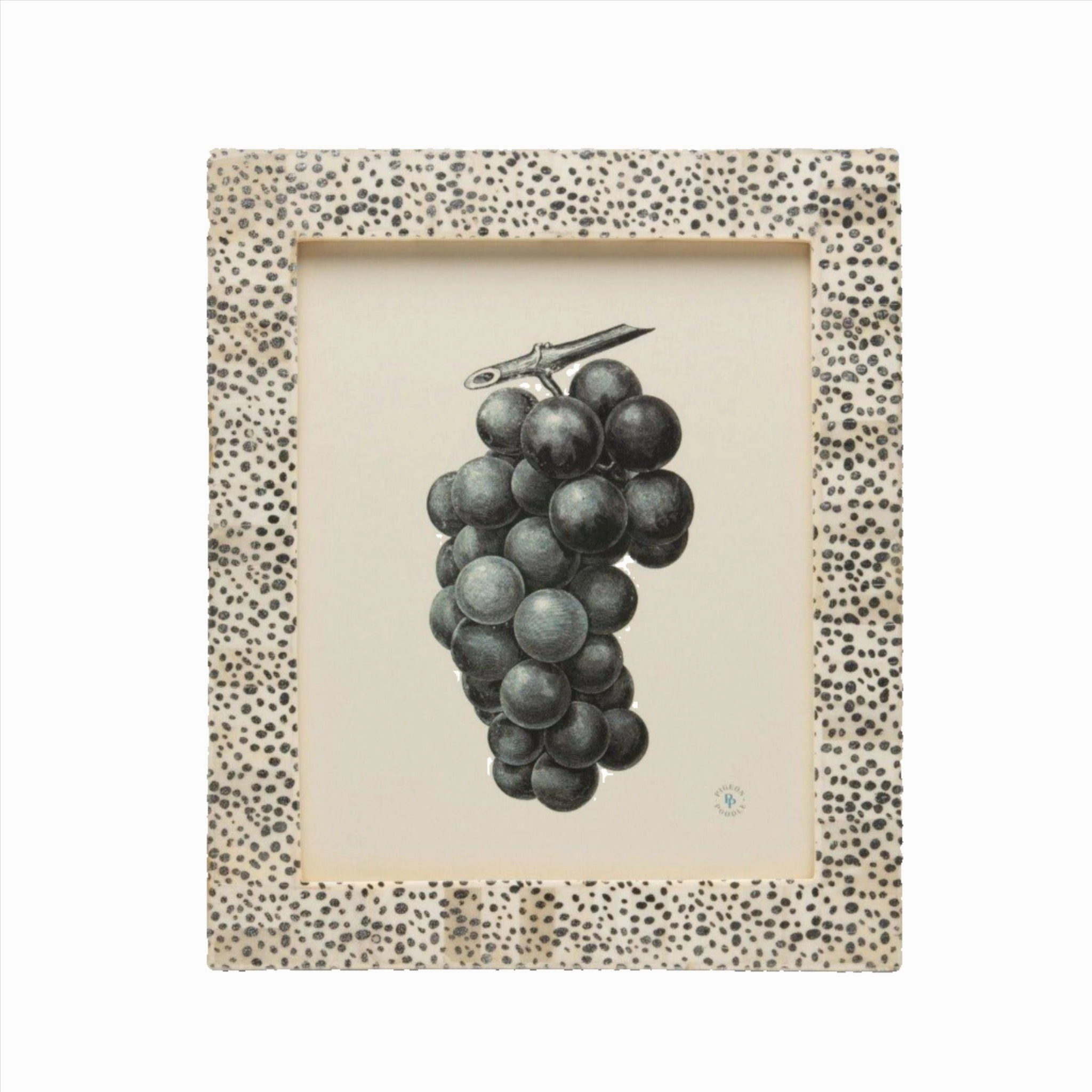 Ismailia Spotted Silver Bone Frame Collection - Available in 3 Sizes