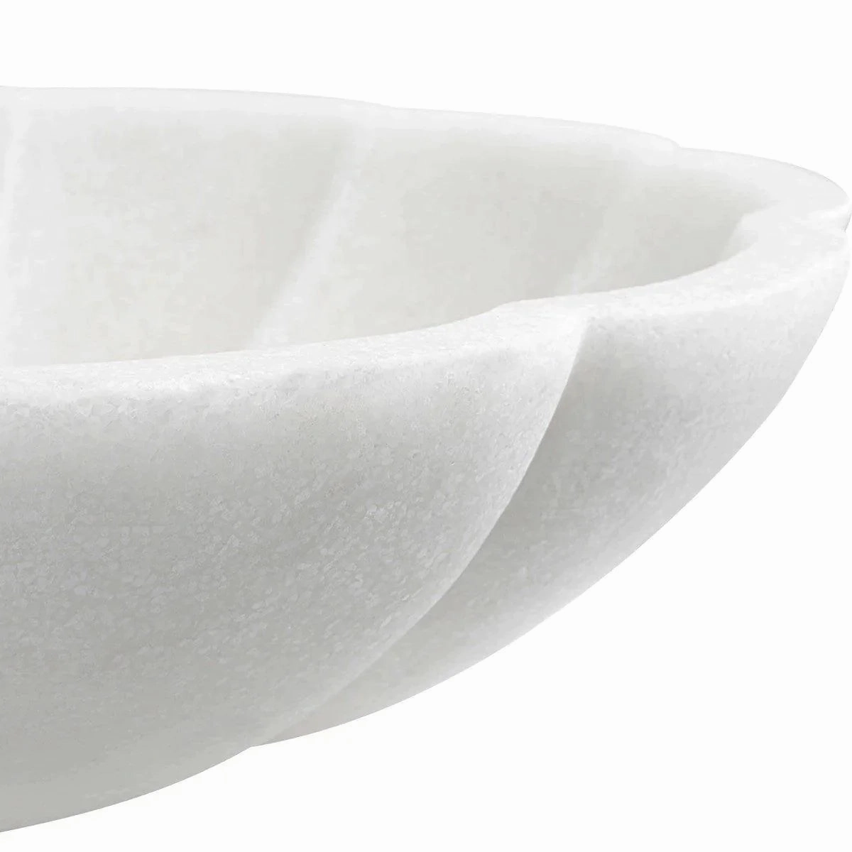 Ivory Ricestone Petal Bowl